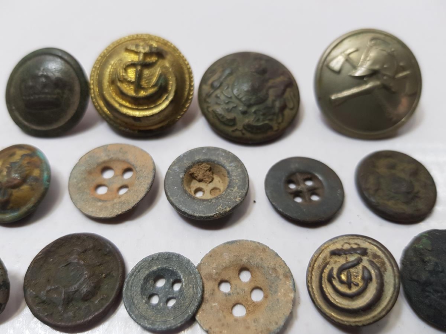 1. DÜNYA SAVAŞI ASKER VE SUBAY DÜĞMELERİ