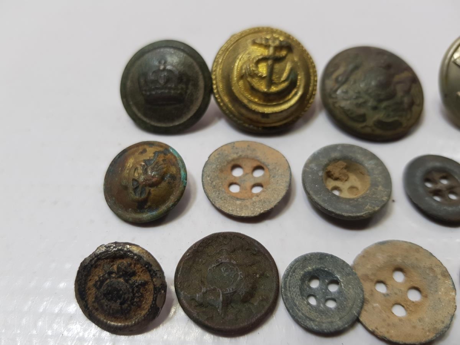 1. DÜNYA SAVAŞI ASKER VE SUBAY DÜĞMELERİ