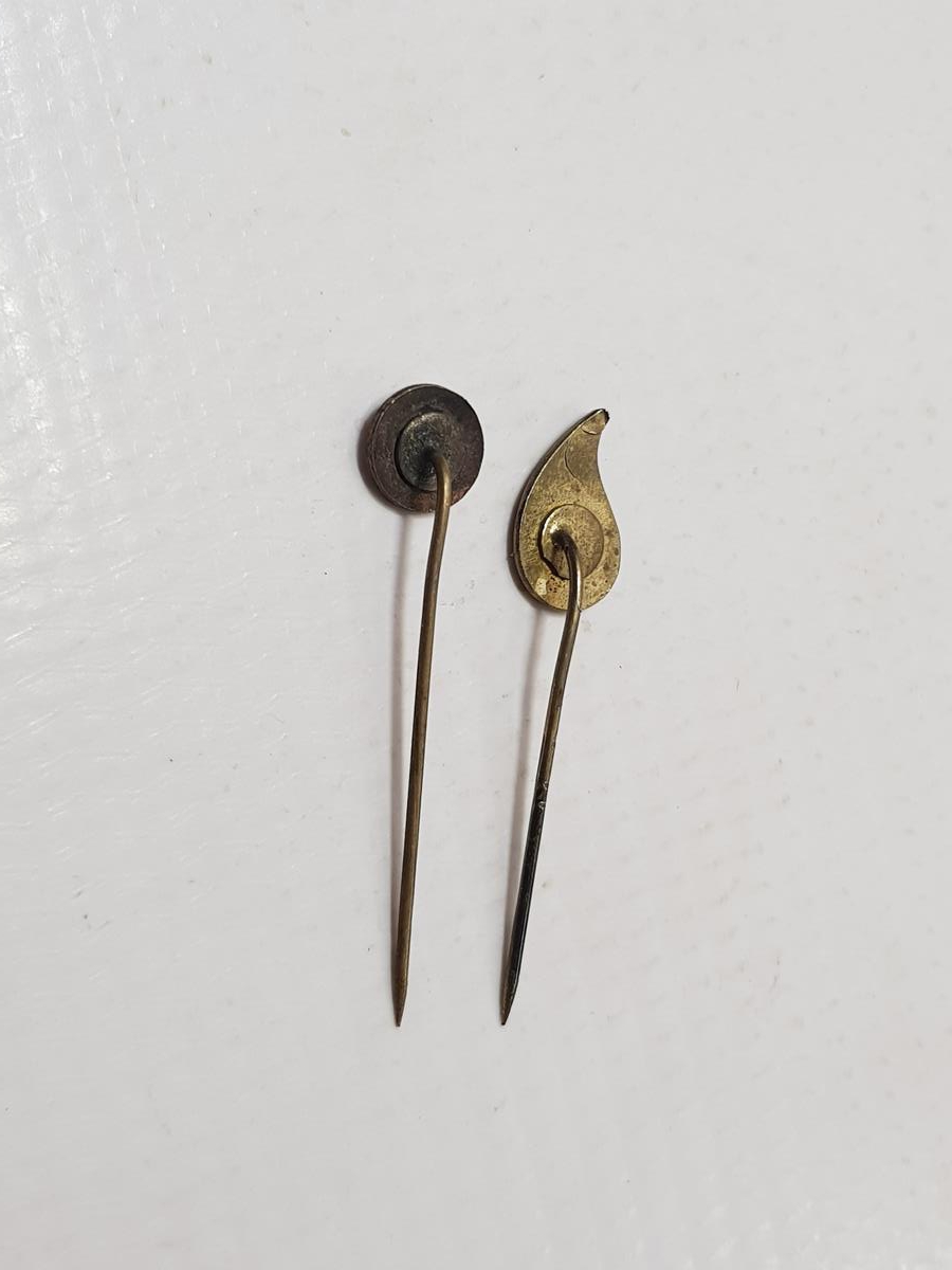 BİR ÇİFT HİLAL-İ AHMER ROZETİ