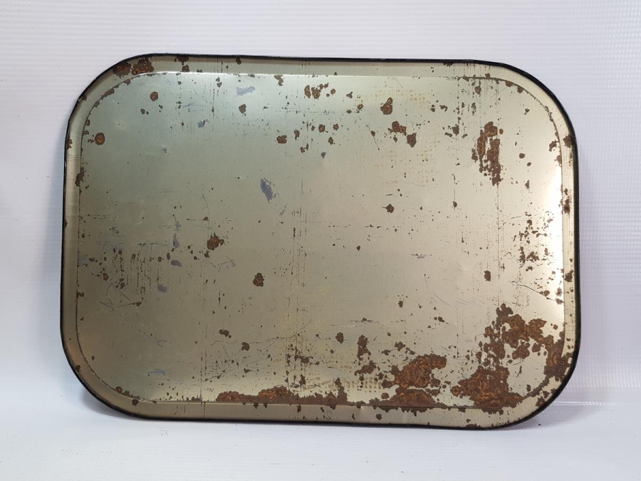 KIBRIS HARİTALI METAL TEPSİ