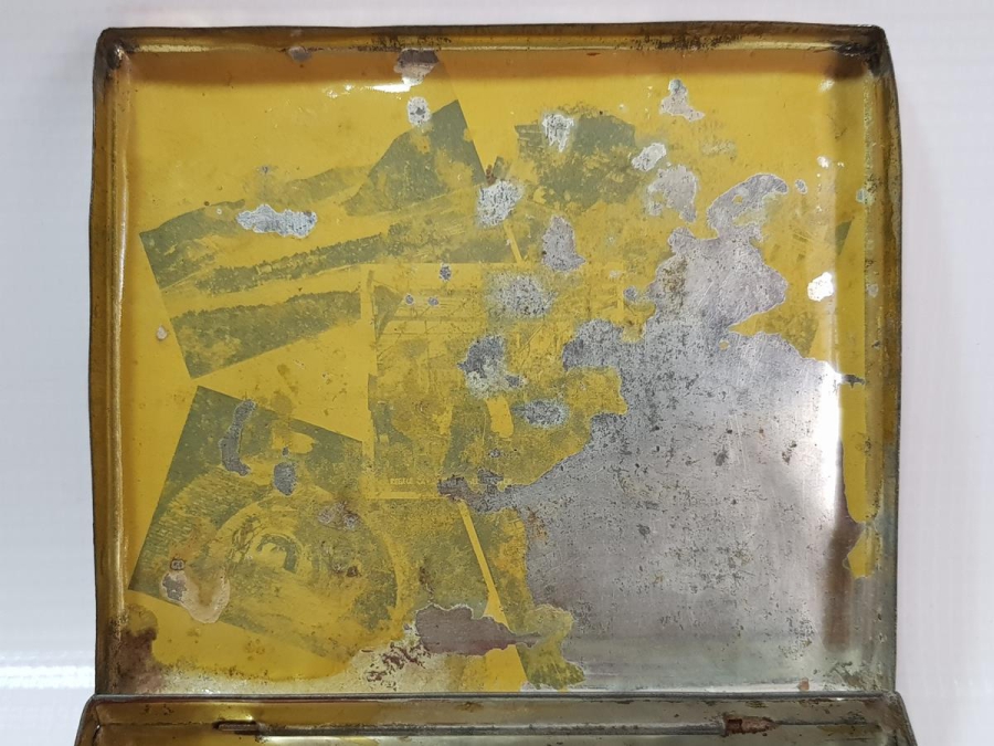 OSMANLI DÖNEMİ PEKTEMİZ MARKA ÇOK NADİR TENEKE SİGARA KUTUSU