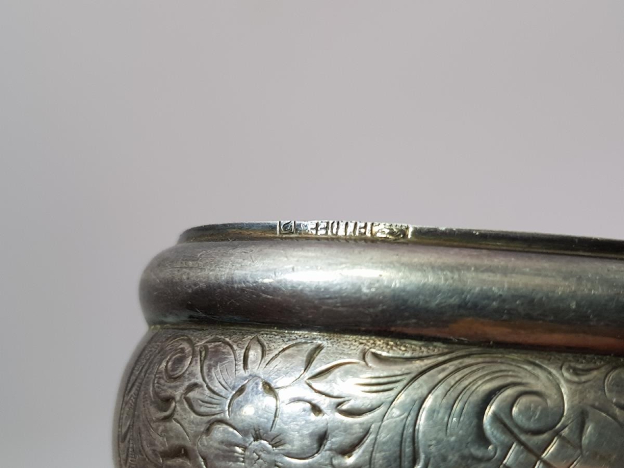 ANTİKA GÜMÜŞ KAPLAMA BİR ÇİFT PEÇETELİK