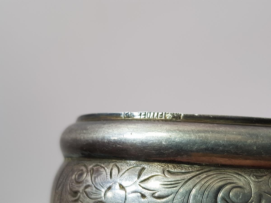 ANTİKA GÜMÜŞ KAPLAMA BİR ÇİFT PEÇETELİK