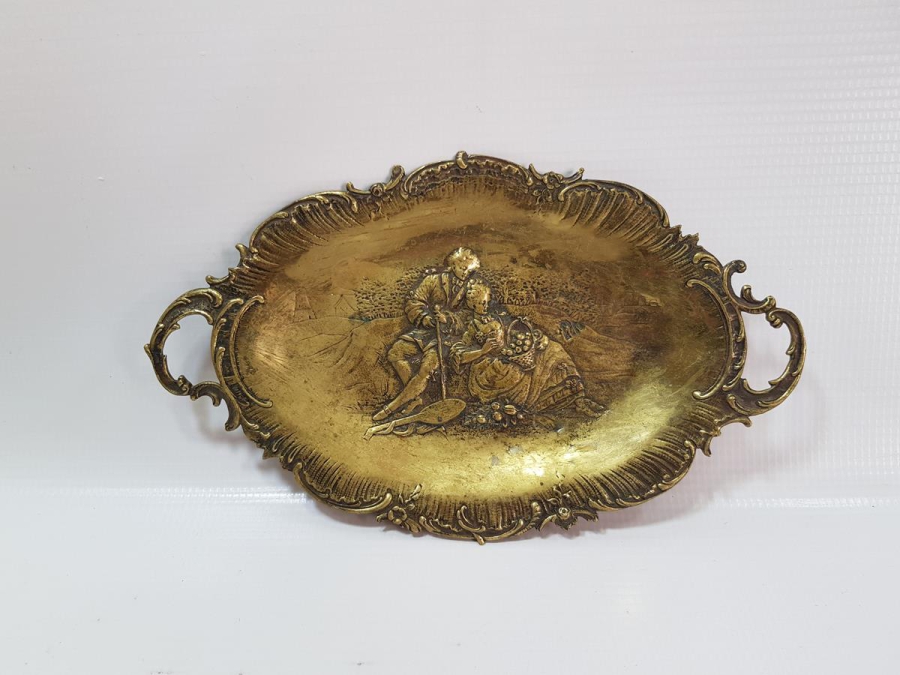 ANTİKA PİRİNÇ TEPSİ