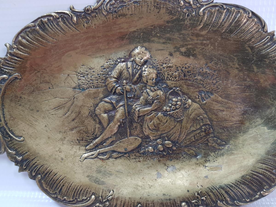 ANTİKA PİRİNÇ TEPSİ