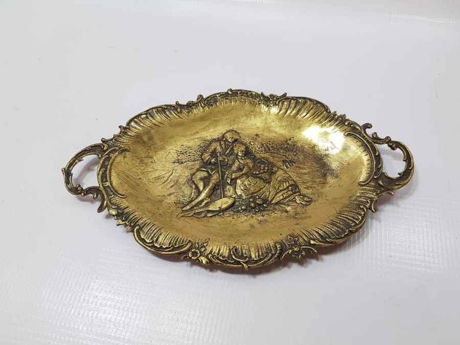 ANTİKA PİRİNÇ TEPSİ