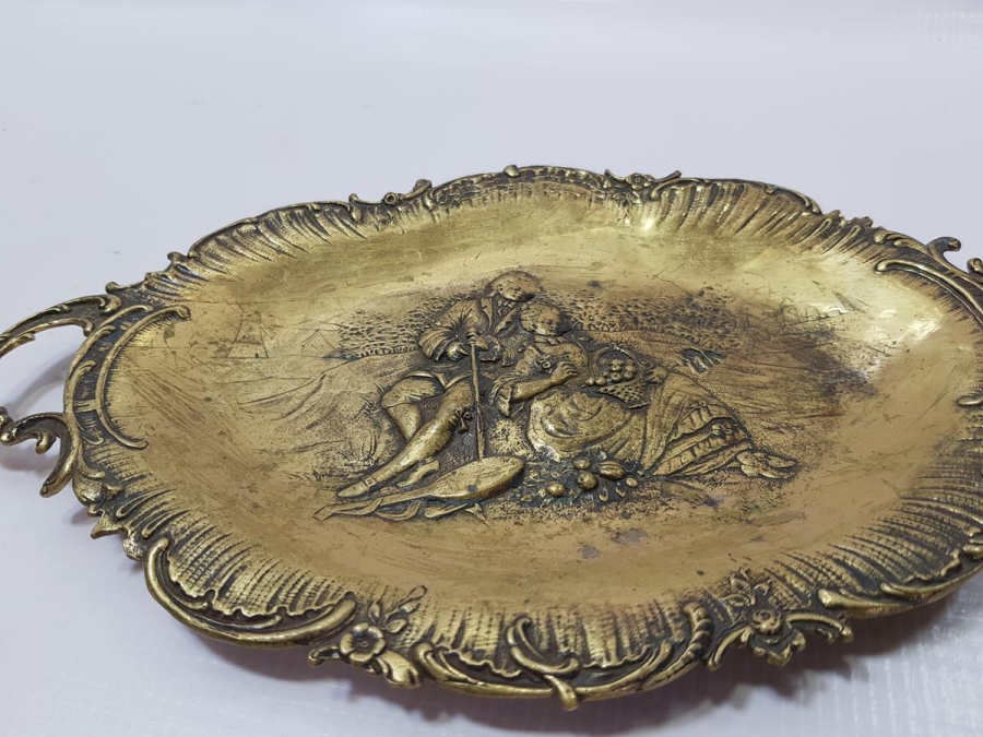 ANTİKA PİRİNÇ TEPSİ