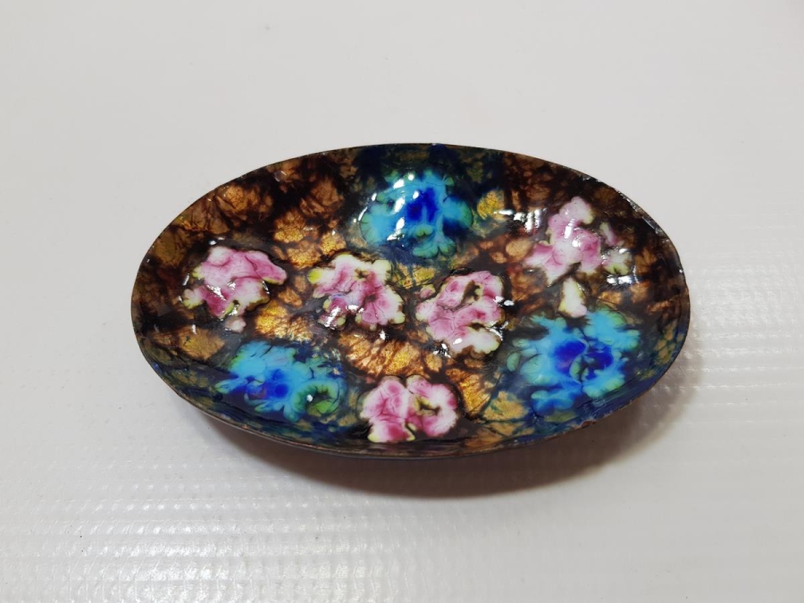 ANTİKA LİMOGES MARKA MİNELİ İKRAMLIK