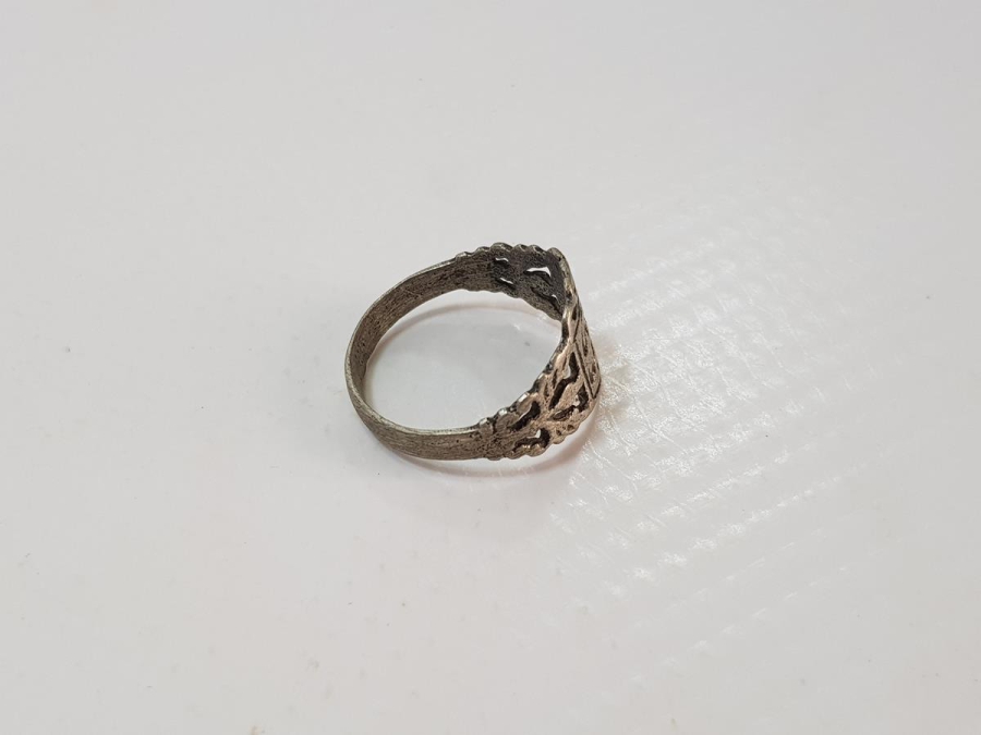 OSMANLI DÖNEMİ MEKKEİ MÜKERREME YAZILI GÜMÜŞ YÜZÜK