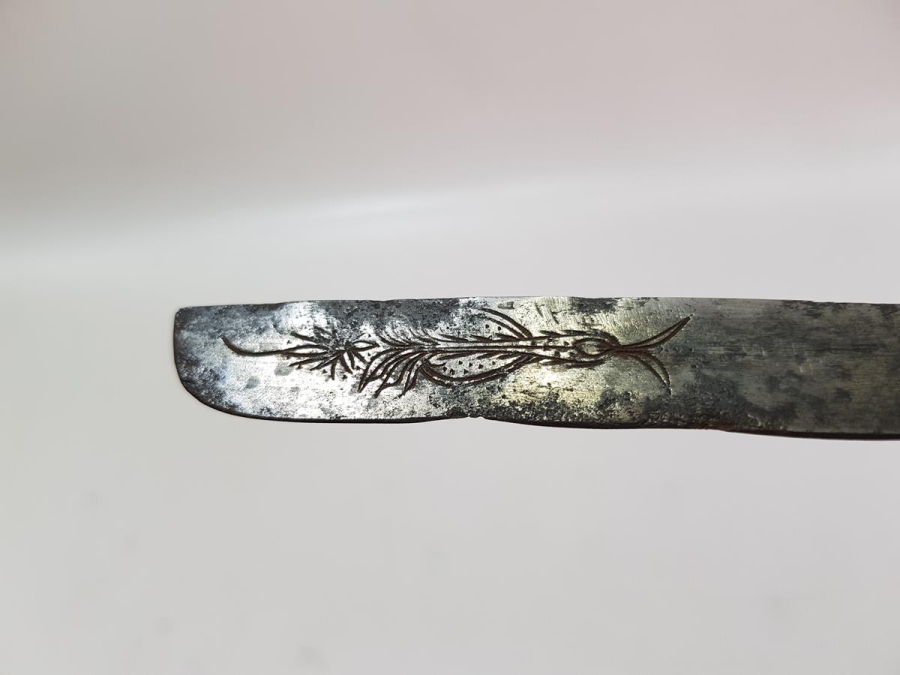 OSMANLI DÖNEMİ 1320 TARİHLİ VE GÜMÜŞ SAPLI ÇOK NADİR BABAKALE BIÇAĞI