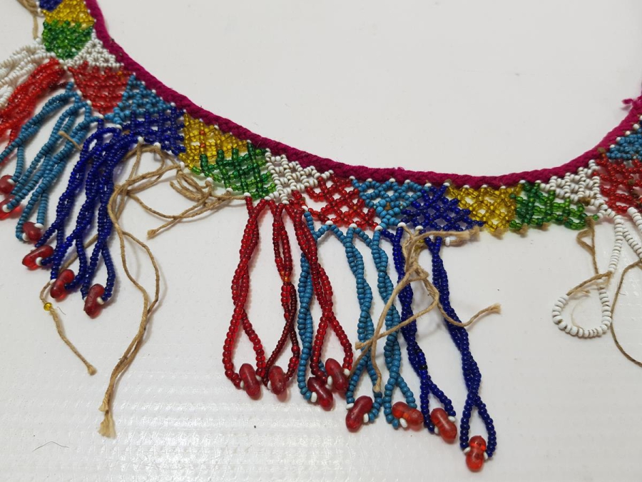 OSMANLI DÖNEMİ BONCUK İŞLEME YÖRÜK TÜRKMEN ALINLIĞI