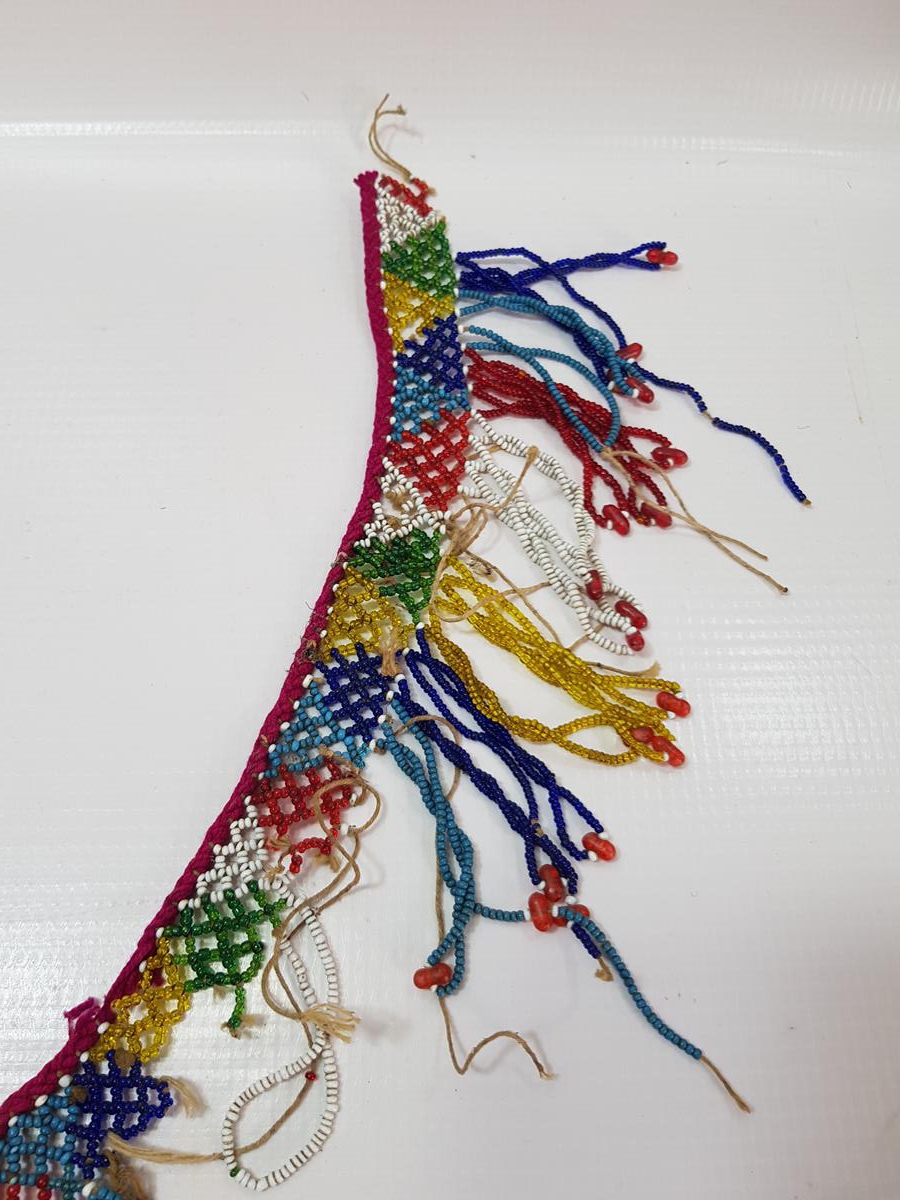 OSMANLI DÖNEMİ BONCUK İŞLEME YÖRÜK TÜRKMEN ALINLIĞI