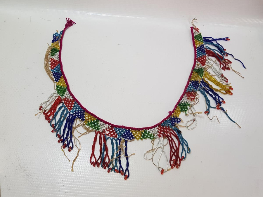 OSMANLI DÖNEMİ BONCUK İŞLEME YÖRÜK TÜRKMEN ALINLIĞI