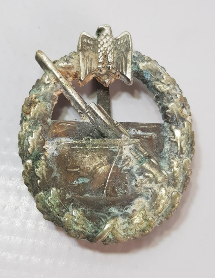 2. DÜNYA SAVAŞI ALMAN NAZİ UÇAK SAVAR BİRLİĞİ ROZETİ