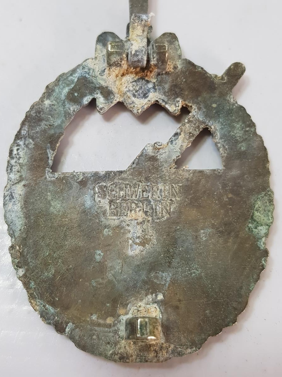 2. DÜNYA SAVAŞI ALMAN NAZİ UÇAK SAVAR BİRLİĞİ ROZETİ