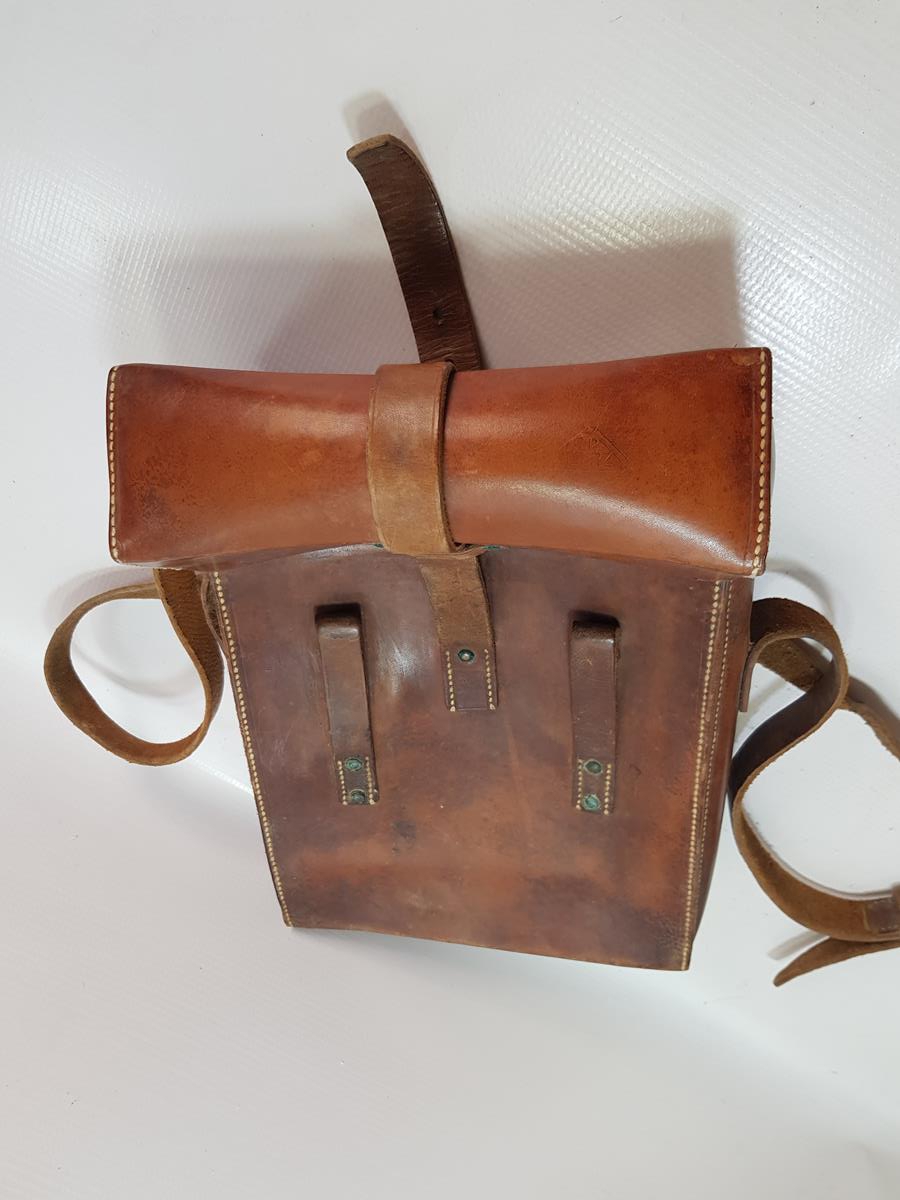 1. DÜNYA SAVAŞI DÖNEMİ DERİ HARİTACI SUBAY ÇANTASI