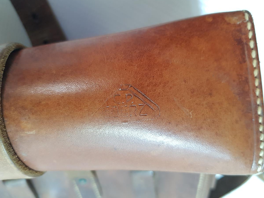 1. DÜNYA SAVAŞI DÖNEMİ DERİ HARİTACI SUBAY ÇANTASI