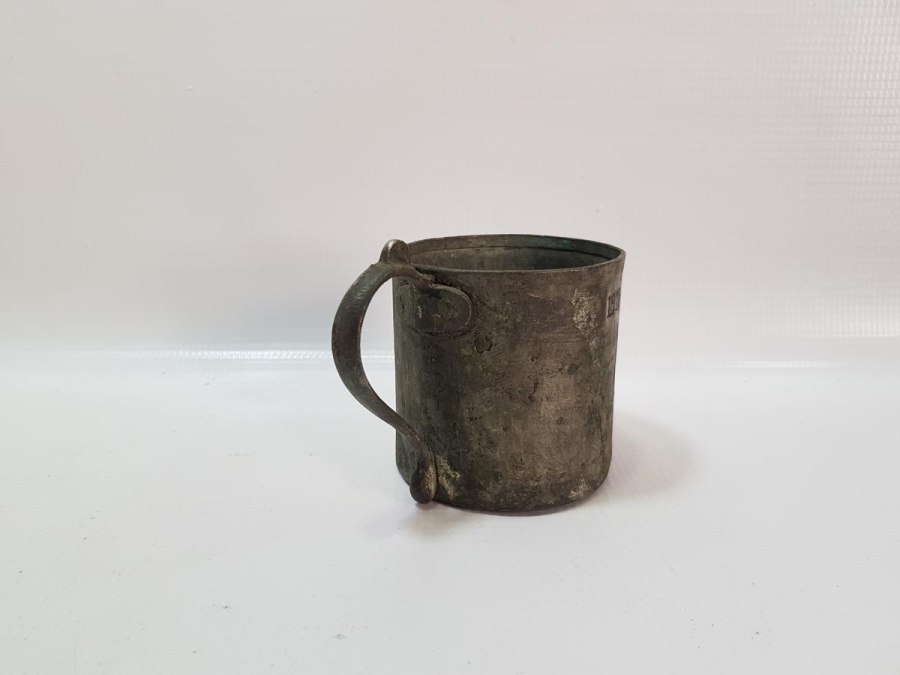 ÇANAKKALE SAVAŞI 1917 TARİHLİ ÇOK NADİR BAKIR BARDAK