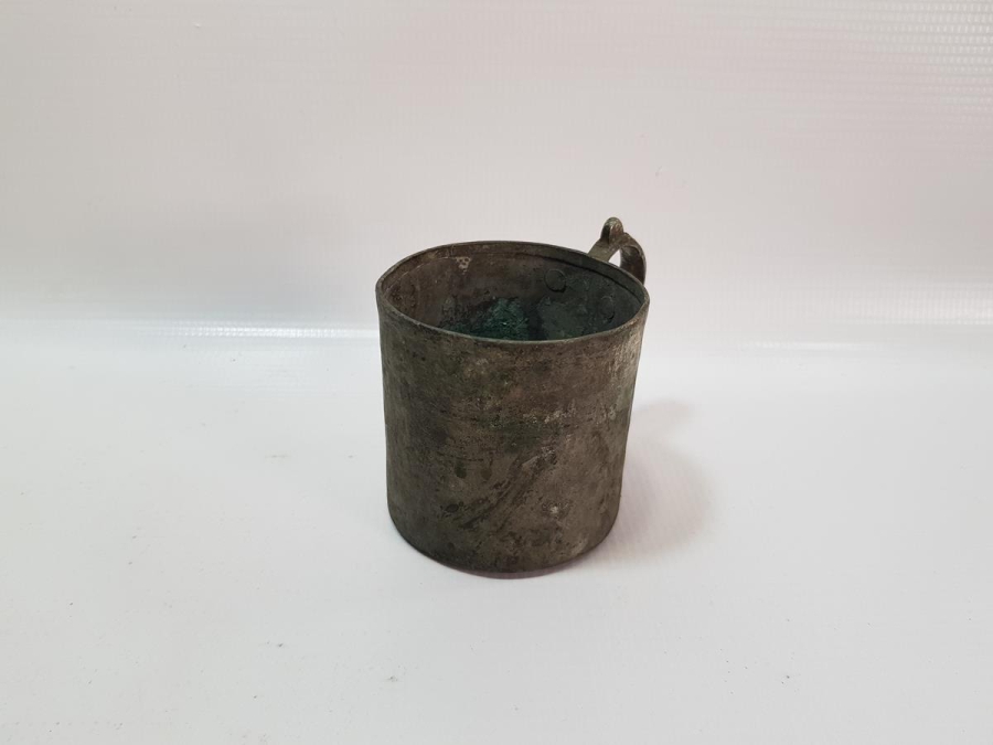 ÇANAKKALE SAVAŞI 1917 TARİHLİ ÇOK NADİR BAKIR BARDAK