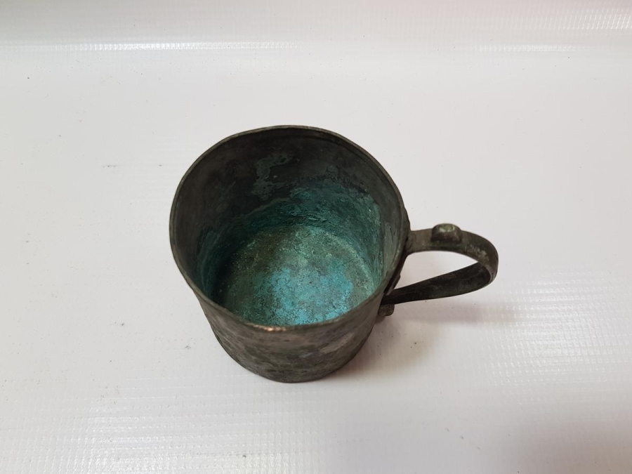 ÇANAKKALE SAVAŞI 1917 TARİHLİ ÇOK NADİR BAKIR BARDAK