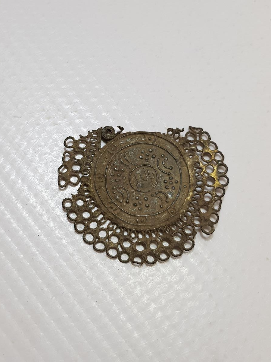 OSMANLI DÖNEMİ MAŞALLAH ARMUDİ KOLYE UCU