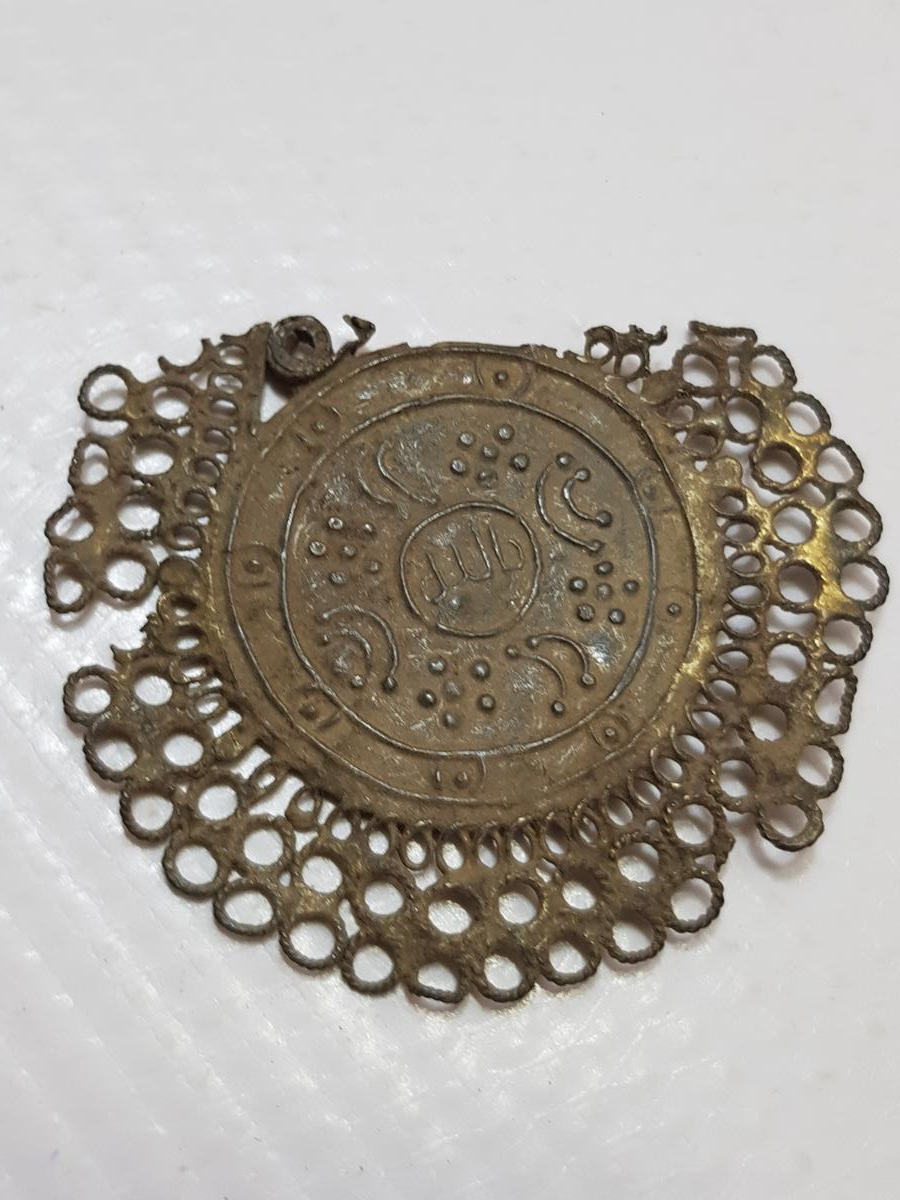 OSMANLI DÖNEMİ MAŞALLAH ARMUDİ KOLYE UCU