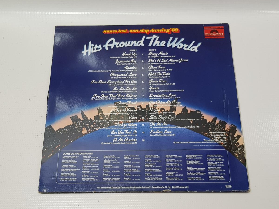 JAMES LAST HİT AROUND THE WORLD LONG PLAY PLAK