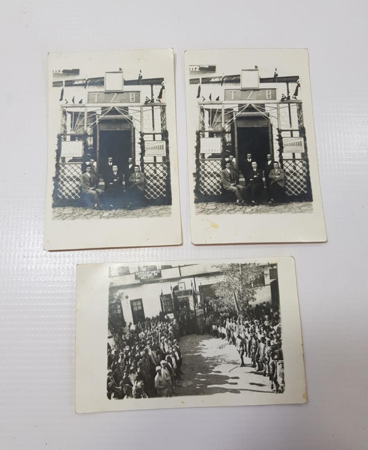 CUMHURİYET İLK DÖNEM TZB KONULU 3 ADET FOTOĞRAF