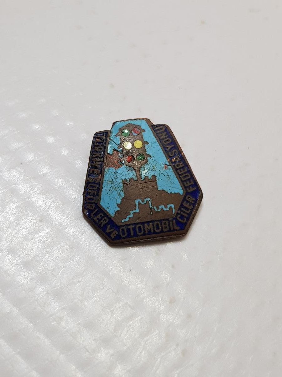 MİNELİ TÜRKİYE ŞOFÖRLER VE OTOMOBİLCİLER FEDERASYONU ROZETİ