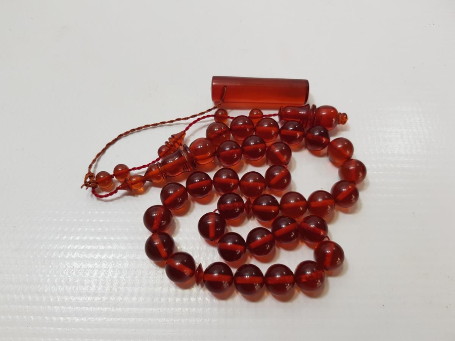 USTA İŞİ ATEŞ KEHRİBAR TESPİH