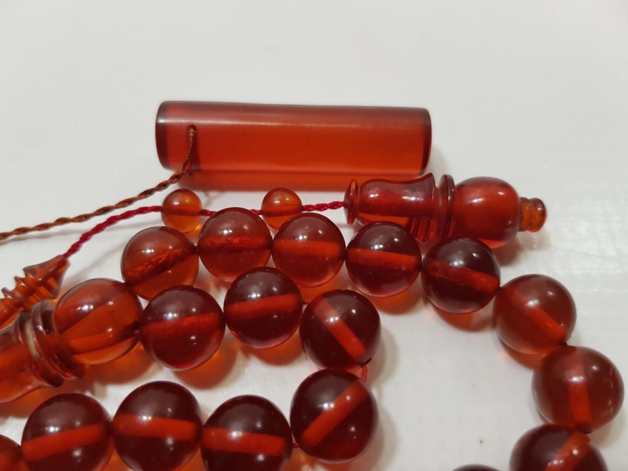 USTA İŞİ ATEŞ KEHRİBAR TESPİH