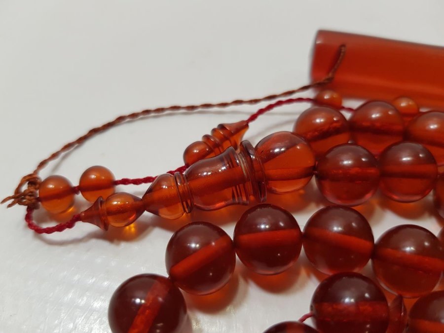 USTA İŞİ ATEŞ KEHRİBAR TESPİH