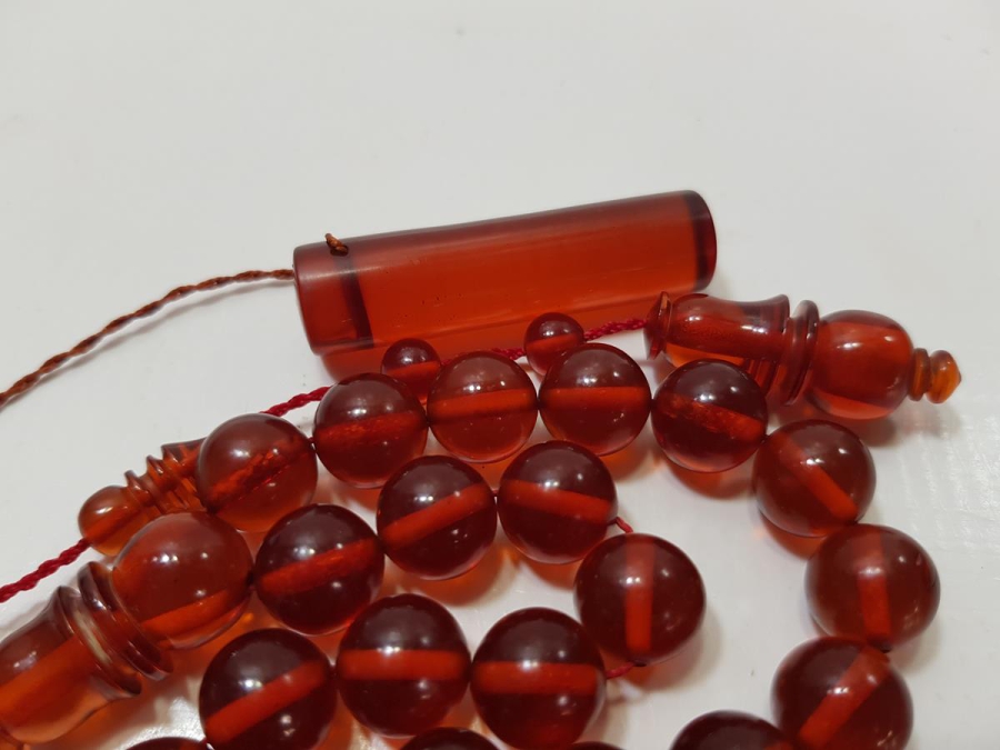 USTA İŞİ ATEŞ KEHRİBAR TESPİH