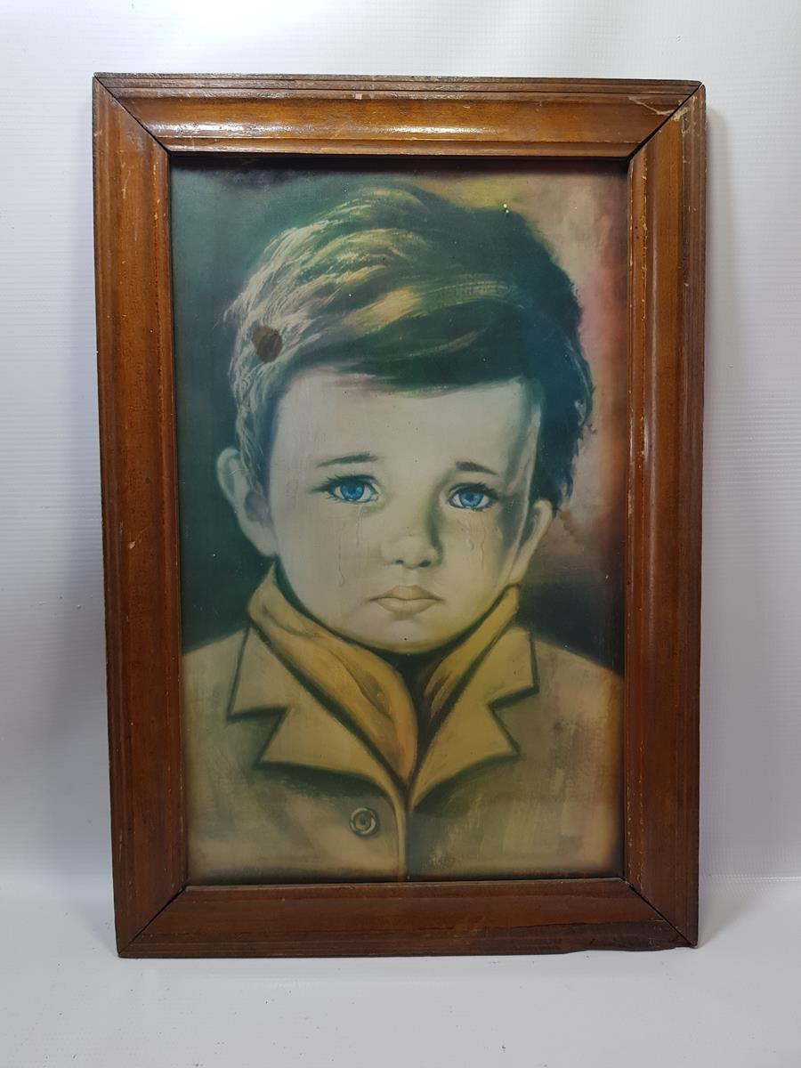 MEŞHUR AĞLAYAN ÇOCUK TABLOSU