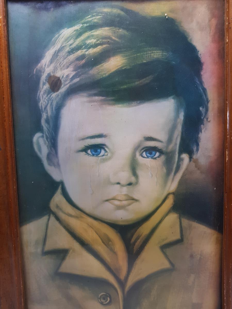 MEŞHUR AĞLAYAN ÇOCUK TABLOSU