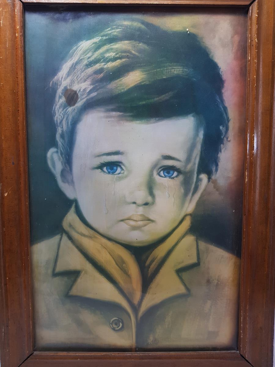 MEŞHUR AĞLAYAN ÇOCUK TABLOSU