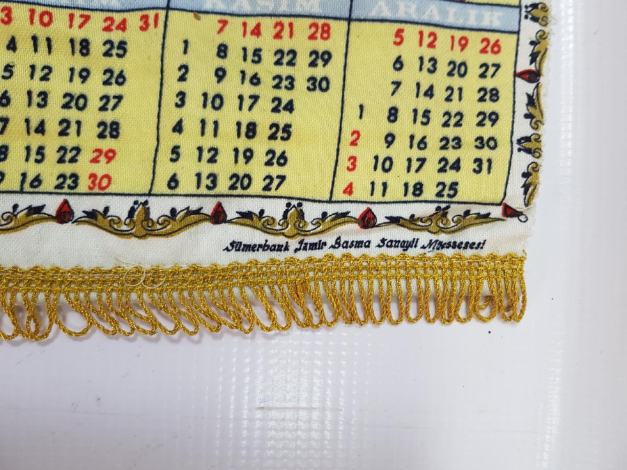 1976 SÜMERBANK BEZ TAKVİM