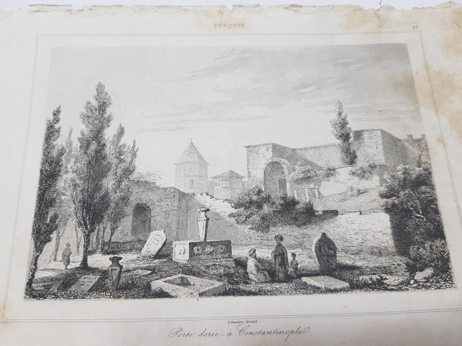 OSMANLI DÖNEMİ İSTANBUL GRAVÜRÜ