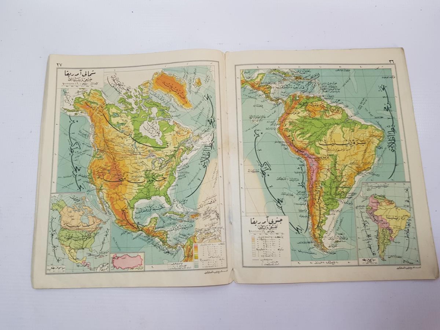 OSMANLICA ORTA MEKTEP ATLASI