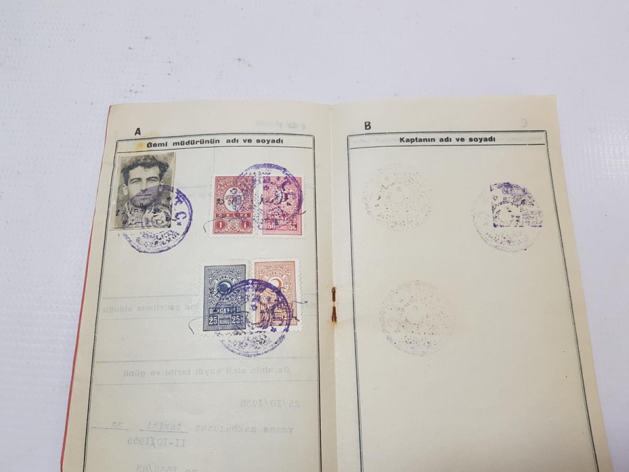 1955 TARİHLİ TİCARET GEMİSİ RUHSATNAMESİ