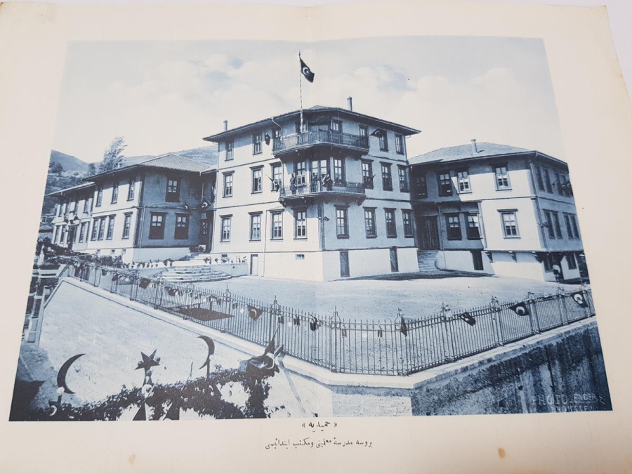 OSMANLICA GRAVÜR: BURSA HAMİDİYE ÖĞRETMEN OKULU