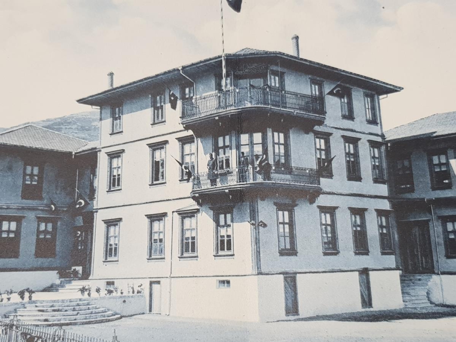 OSMANLICA GRAVÜR: BURSA HAMİDİYE ÖĞRETMEN OKULU