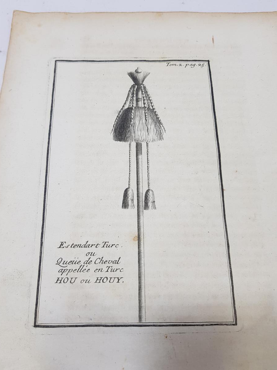 OSMANLI DÖNEMİ GRAVÜR: TEKKE İŞİ TUĞ