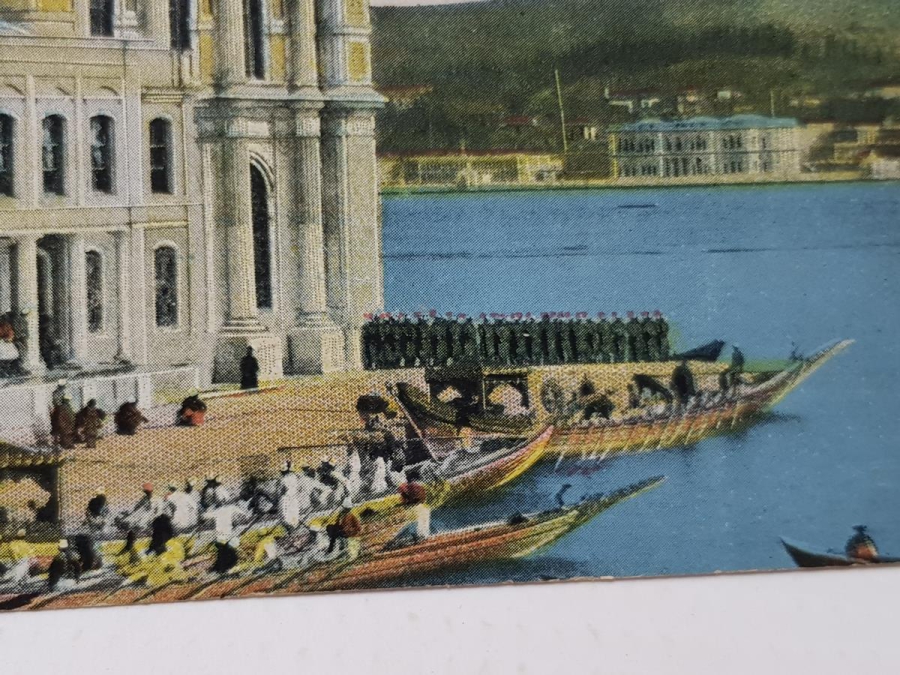 OSMANLI KARTPOSTAL: SULTAN MEHMED REŞAD ORTAKÖY CAMİİ'NDE