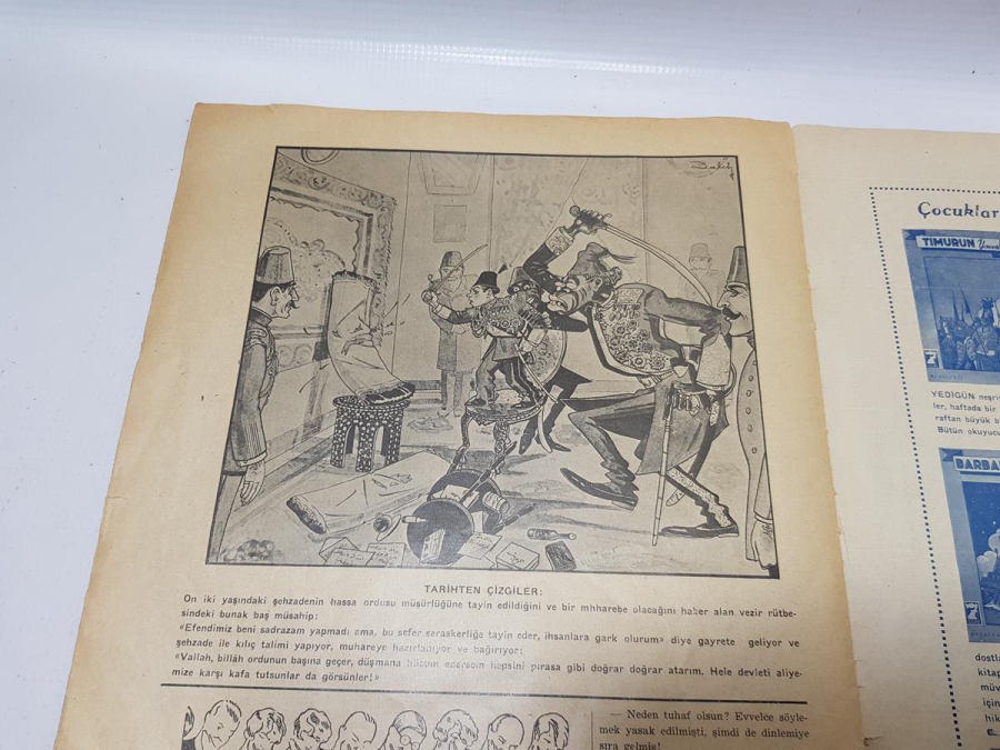 2. DÜNYA SAVAŞI DÖNEMİ 1939 HİTLER KAPAKLI KARİKATÜR DERGİSİ