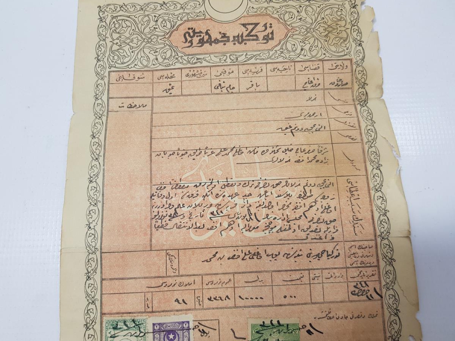 OSMANLICA TAPU SENEDİ