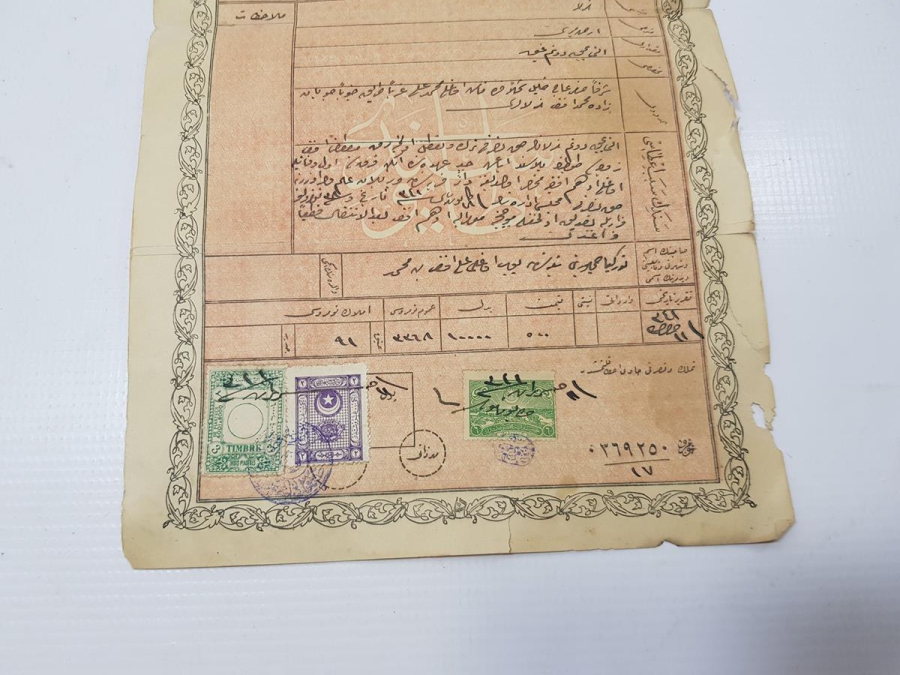 OSMANLICA TAPU SENEDİ