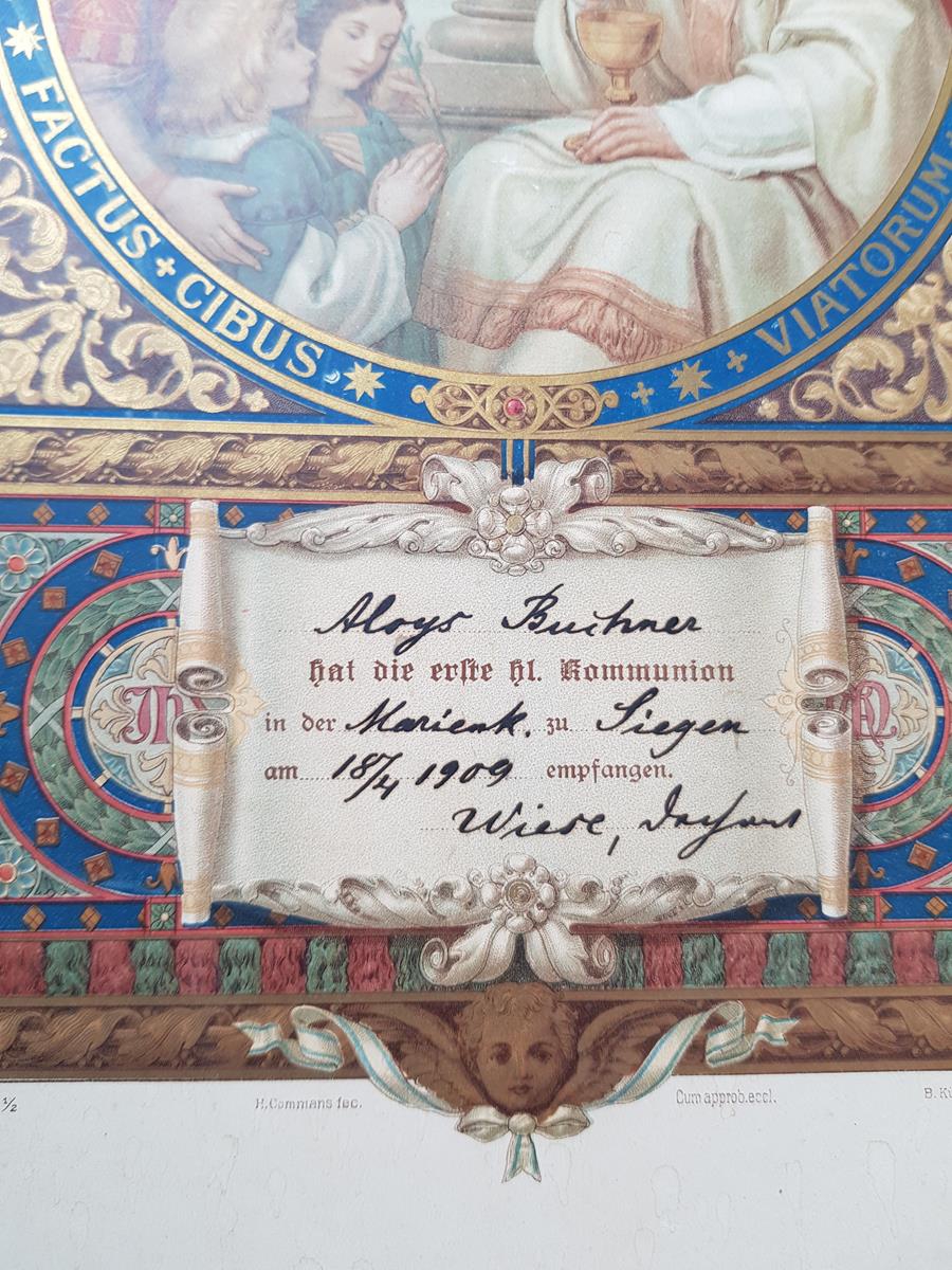 1909 TARİHLİ HZ İSA GÖRSELLİ HRİSTİYAN DUVAR PANOSU