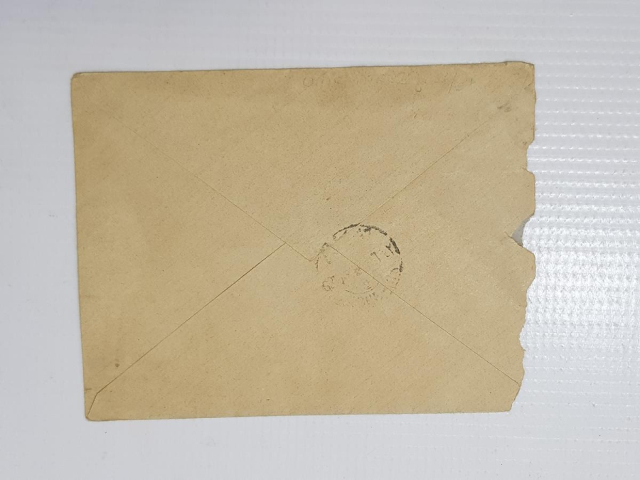 DAHİLİYE VEKALETİNDEN YALVAÇ KAYMAKAMLIĞINA GÖNDERİLMİŞ PULLU PG ZARF