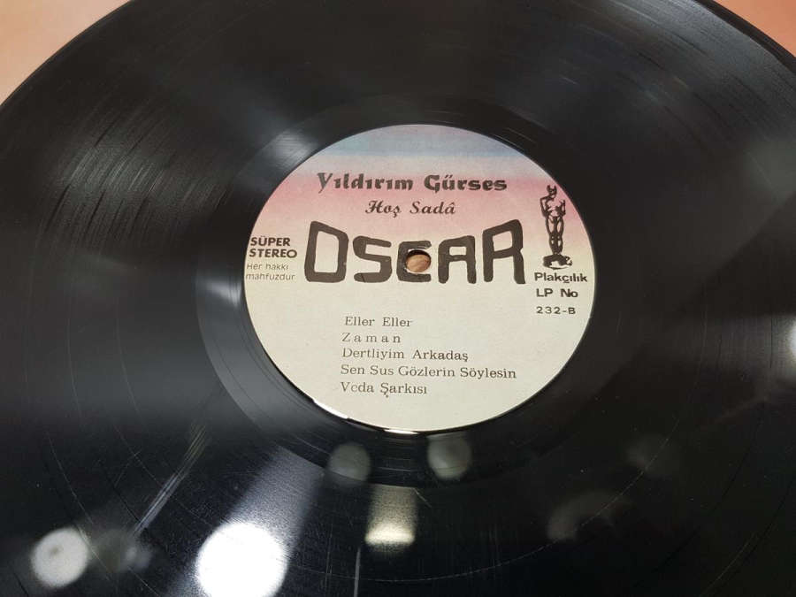 YILDIRIM GÜRSES HOŞ SADA ALBÜMÜ LP PLAK